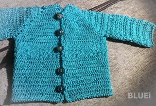 crochet baby cardigan