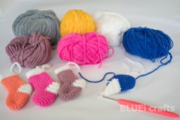 crochet mini stocking